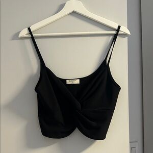Babaton Black Crop Top